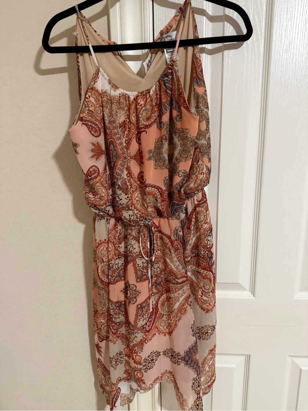 Sweet storm Bohemian Paisley Sleeveless Summer Maxi Dress